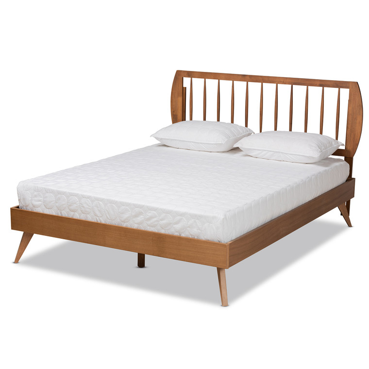 Emi Modern and Contemporary Wood Platform Bed