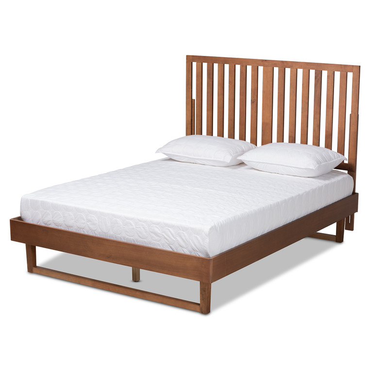 Niram Modern and Contemporary Wood Platform Bed