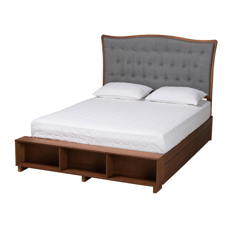 Zola Classic Transitional Fabric Platform Storage Bed