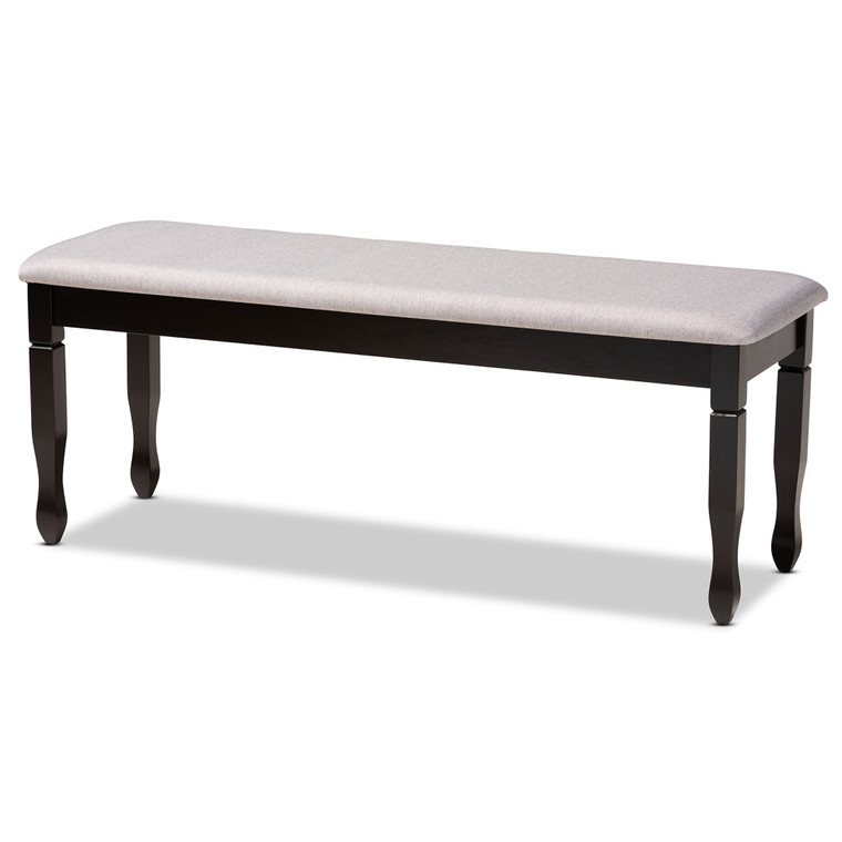 Yeroc Todern and Contemporary Fabric Upholstered Dining Bench