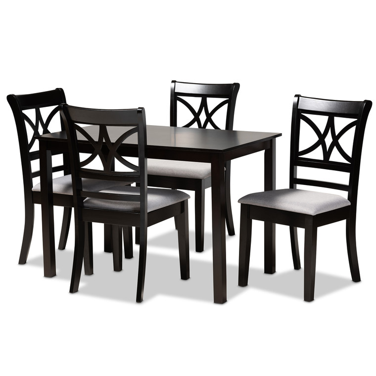 Kelrac Todern and Contemporary Fabric Upholstered and 5-Piece Dining Set