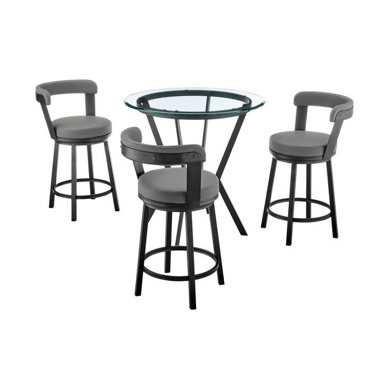 Naomi and Bryant 4-Piece Counter Height Dining Set