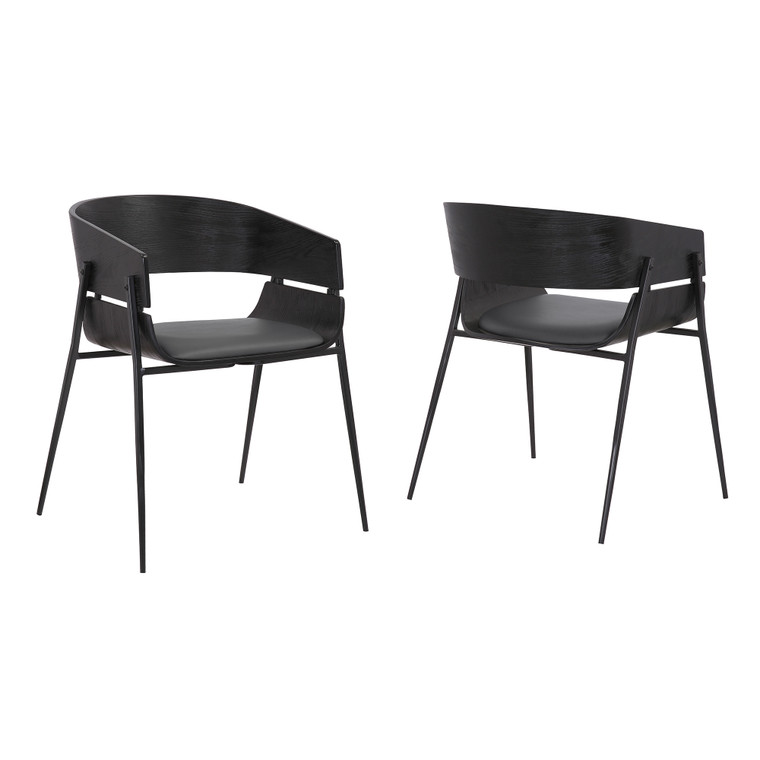 Bronte Contemporary Dining Room Chairs Set of 2