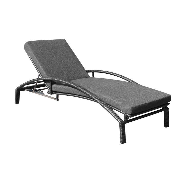 Mahana Adjustable Patio Outdoor Chaise Lounge Chair