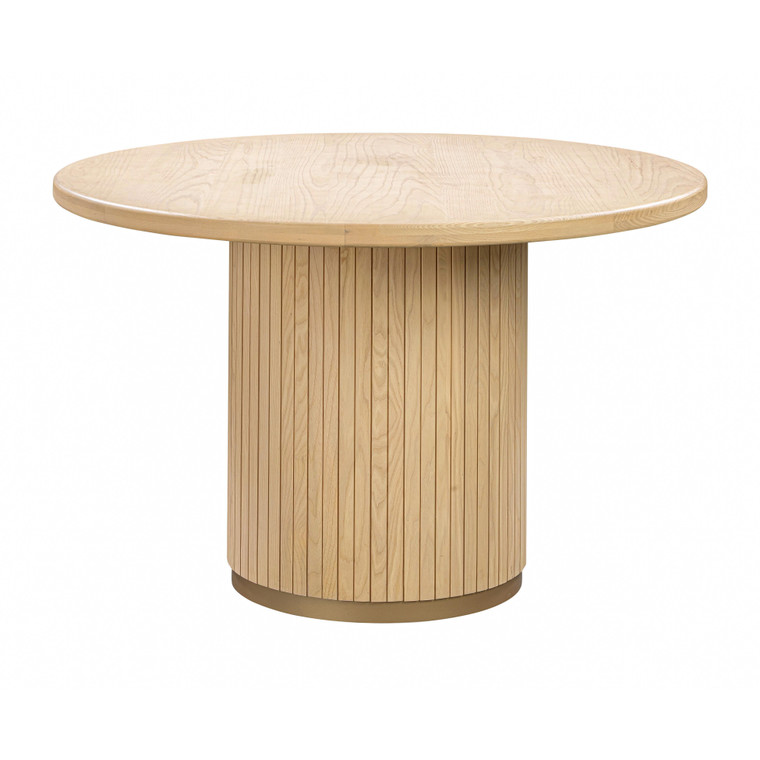 Champion Natural Oak Wood Round Dining Table