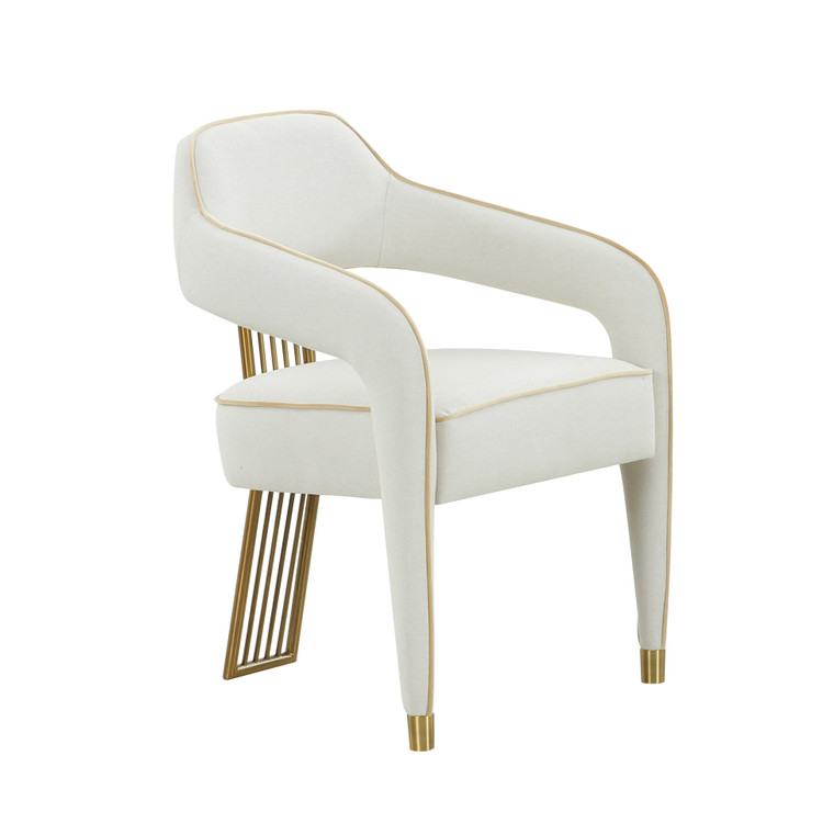 Corralis Cream Linen Dining Chair