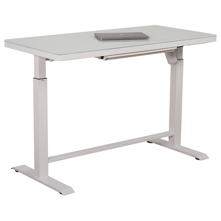 Smart 47" Glass Top Standing Desk