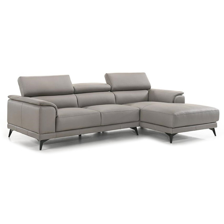 Cartagena Right Facing Chaise Sectional | Light Grey