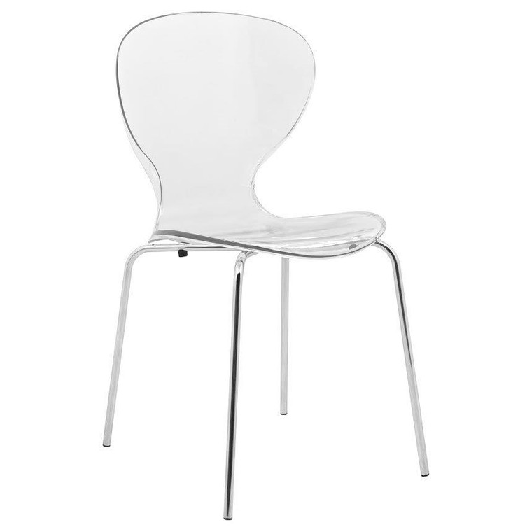 Modern Opal Transparent Side Chair