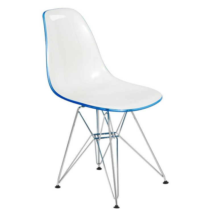 Cressco Molded 2-Tone Eiffel Side Chair