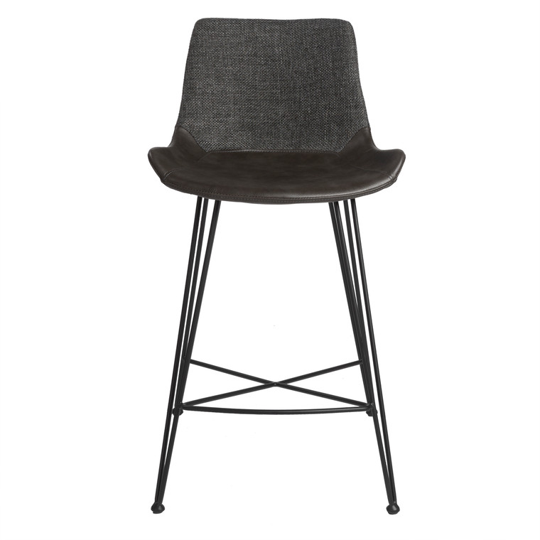 Alisa Counter Stool Set Of 1 | Gray