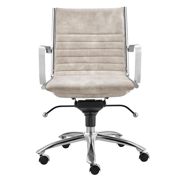 Dirk Low Back Office Chair in Velvet