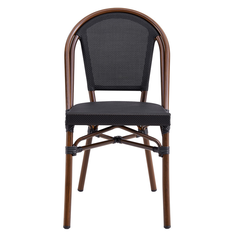 Jannie Stacking Side Chair Set Of 2 | Black