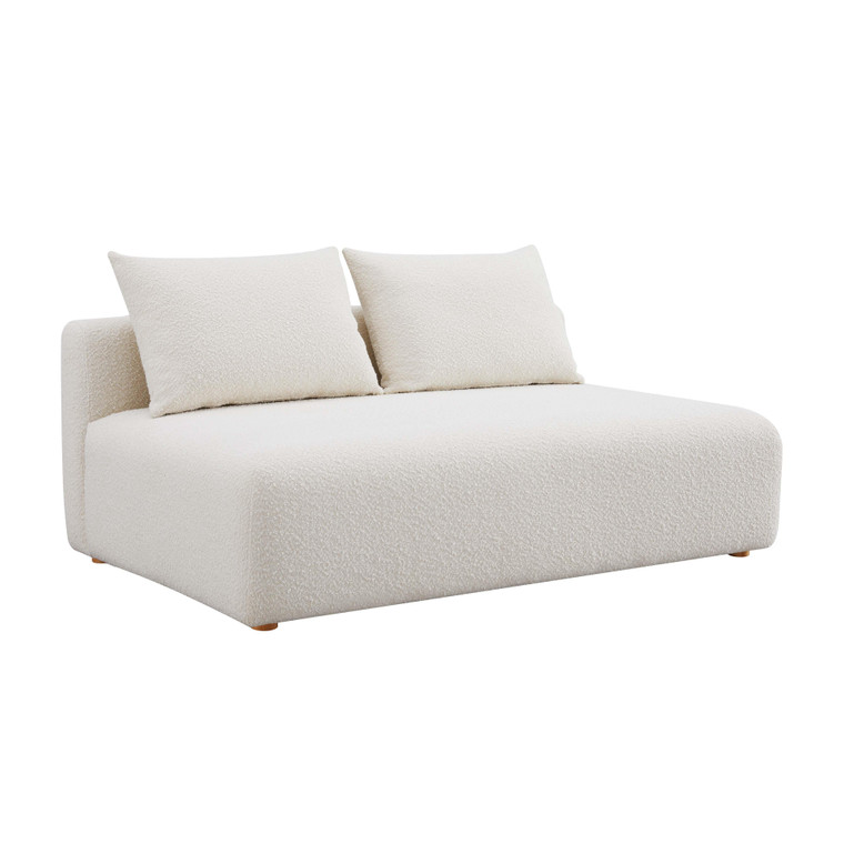 Harbor Cream Boucle Modular Loveseat