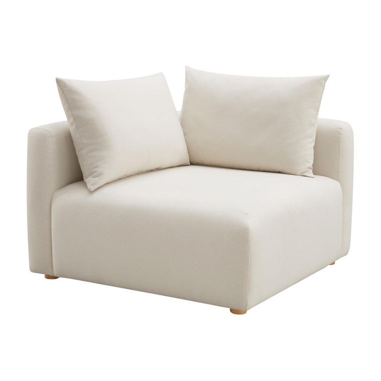 Harbor Cream Linen Modular Corner Chair