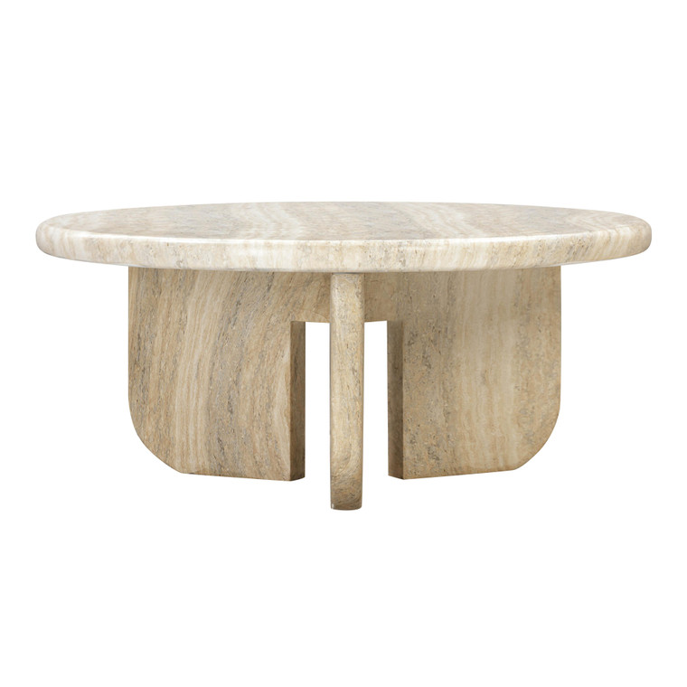 Prairie Concrete Round Coffee Table