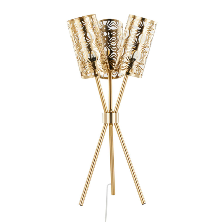 Teresa-Tripod 32" Metal Table Lamp