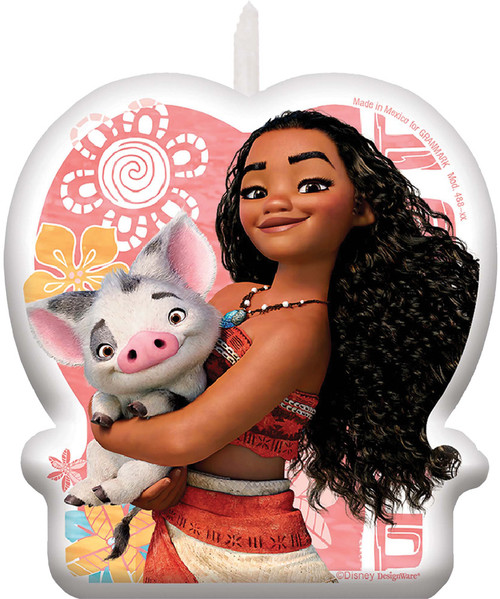 AmScan Moana Birthday Candle 1-Count