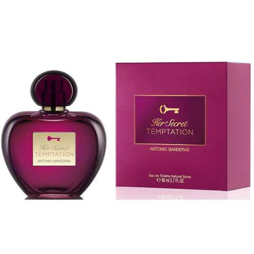 ANTONIO BANDERAS HER SECRET TEMPTATION WOMEN 2.7 OZ EDT SP / 8411061080719