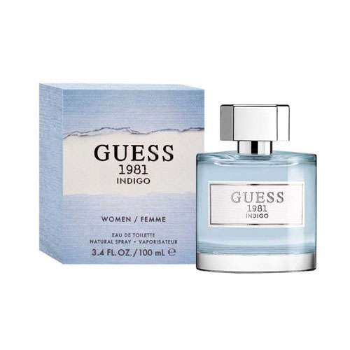 GUESS 1981 INDIGO WOMAN 3.4 OZ EDT SP-NEW UPC / 85715001870