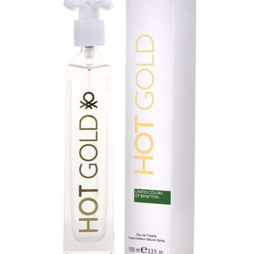 BENETTON HOT GOLD WOMEN 3.4 OZ EDT SP / 3605473176725