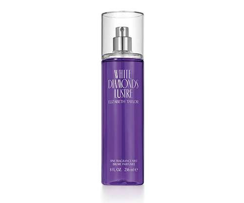 BODY MIST WOMEN ELIZABETH TAYLOR WHITE DIAMONDS LUSTRE 8.0 OZ. / 719346636957