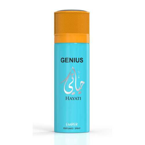 DEODORANT SPRAY EMPER GENIUS HAYATI UNISEX  6.6 OZ  / 6294021904421