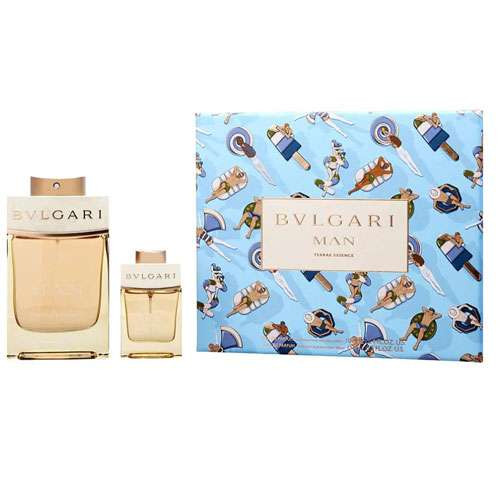 SET BVLGARI MAN TERRAE ESSENCE ( 2 PC ) 3.4 OZ EDP SP / 0.50 OZ EDP SP  / 783320417726