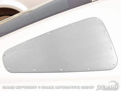 Quarter Window Cover Satin 10-13 Mustang