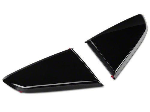 Quarter Window Scoop Kit 2015 Mustang - Black