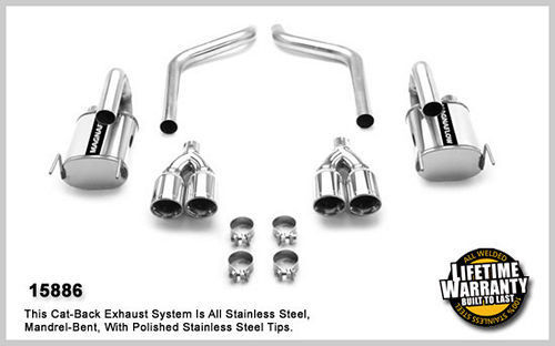 05-08 Corvette 6.0/6.2L Axle Back Kit