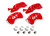 15-   Mustang Caliper Covers Red