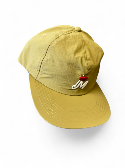Nylon logo hat (tan)