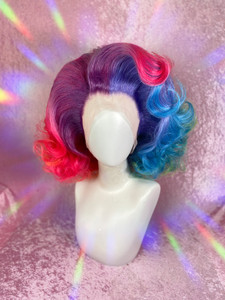 READY 2 SHIP MidSumma Sale - "Rainbow Dolly" - vibrant rainbow mix styled up big and classic