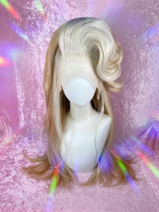 READY 2 SHIP  - Fab DOUBLE STACK mixed blonde with lush full fringe! 