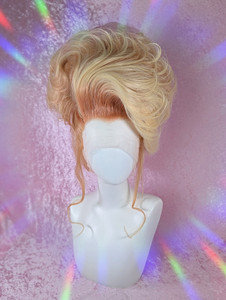 READY 2 SHIP  - "Tequila Sunrise" - fab Fluffy updo in auburn to blonde ombre