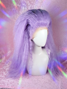 Ready 2 SHIP Pre-loved SALE! - near new BIG crimped texture in lavender. lace clean.
