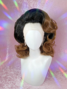 Ready 2 SHIP! - "Dark chocolate" fab rooted short vintage brunette