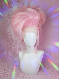 Ready 2 SHIP NEW YEAR SALE - "Pink Lemonade" - lush mixed pink in a fluffy updo