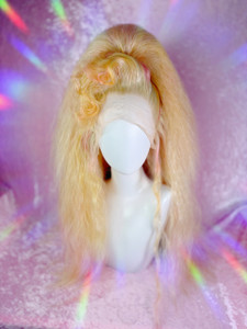 Ready 2 SHIP! - "80's Barbie Tequila sunrise" - fun big ponytail with fluffy 80's fringe.