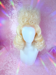 Ready 2 SHIP Pre-Loved by Esther! - Platinum blonde Poodle do! Worn only once, lace cleaned.