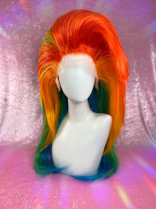 Ready 2 Ship Insta SALE- "Rainbow Tinsel Mullet"