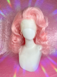 Ready 2 Ship Insta SALE  - "Beauty School Dropout" - Vintage wave Frenchie Pink.