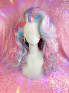 Ready 2 Ship - SBE luxury styled wig  -"Big n lush Pastel Princess"