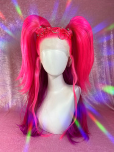 Ready 2 Ship - BIG PINK Auction! - "Big Piggies" - Pretty in Pinks SBE Luxury wig.