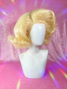 Ready 2 Ship - Second Hand sale - "Short Vintage Blonde" - refreshed and restyled  - very short lace. 