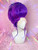 READY 2 SHIP - "Purple people Eat Her!" - Fab and HUGE purple tinsel updo. 