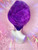 READY 2 SHIP - "Purple people Eat Her!" - Fab and HUGE purple tinsel updo. 