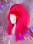 READY 2 SHIP MidSumma Sale - "HOT HOT HOT PINK" - lush and HUGE neon pink crimped texture ponytail