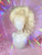 READY 2 SHIP Mardi Gras Sale - "Blondie!" - platinum blonde corkscrew curl swooped rock chick